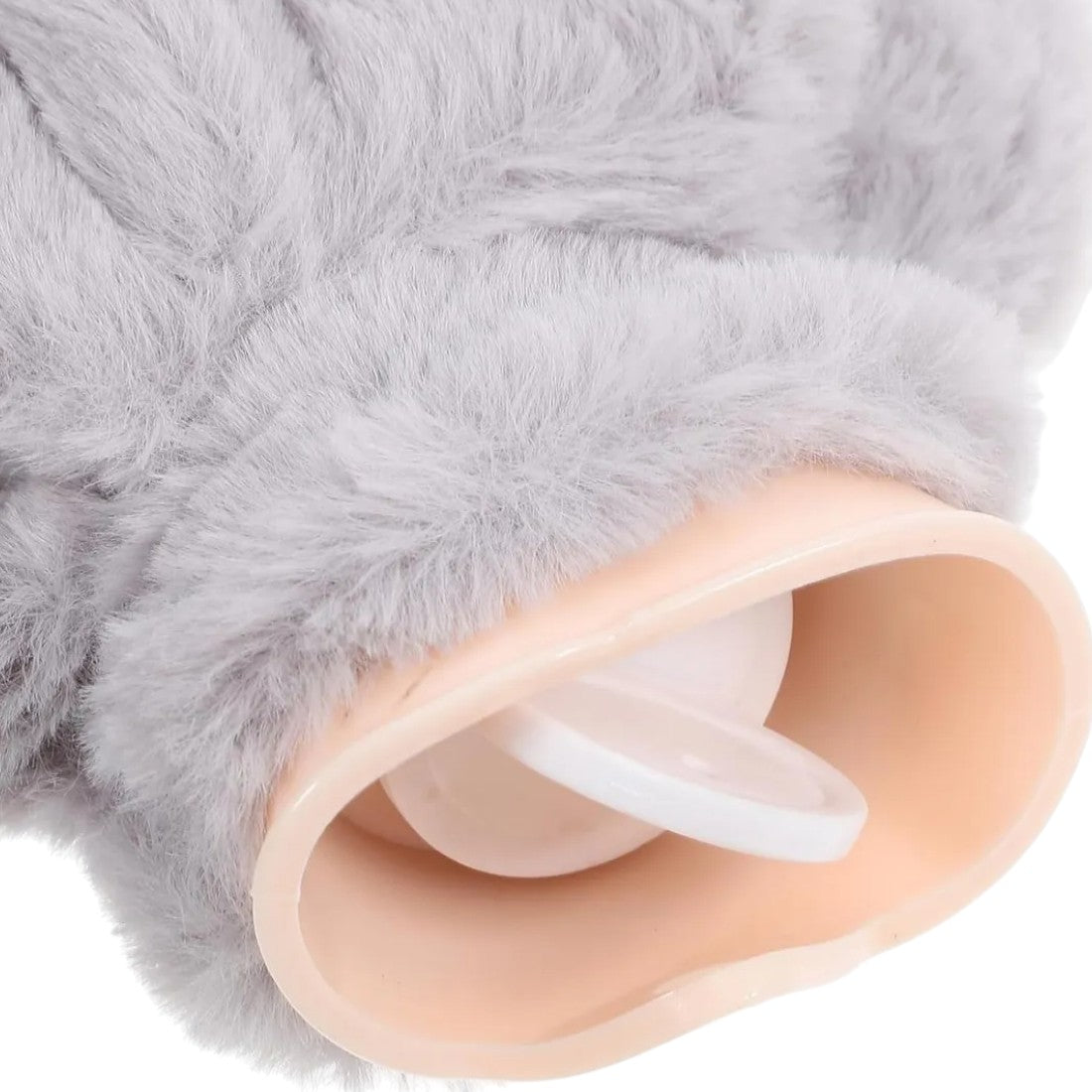 Ronde warmwaterkruik knuffel met konijnenoren