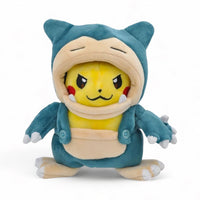 Pokémon knuffel – Pikachu verkleed als Snorlax