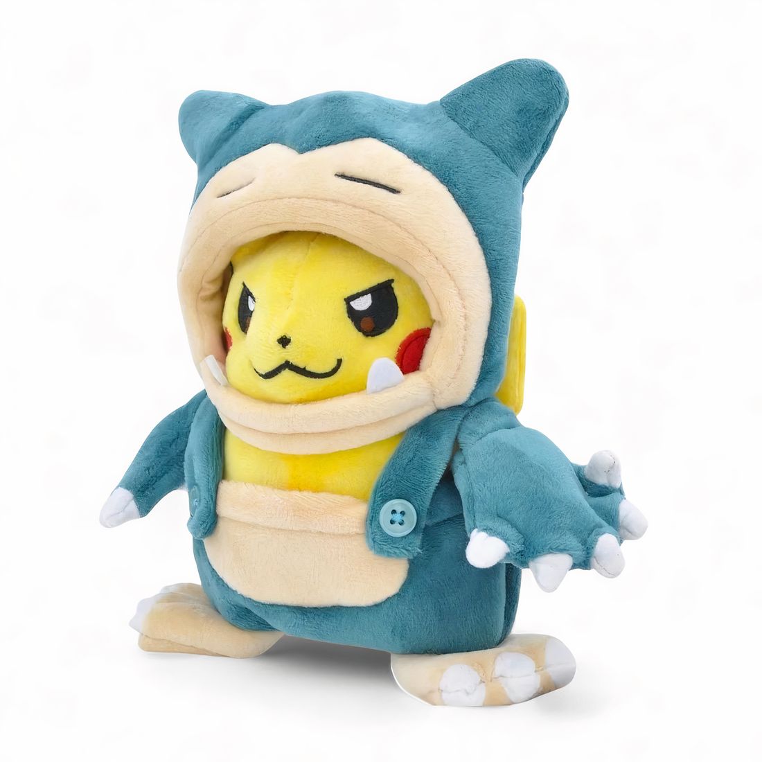 Pokémon knuffel – Pikachu verkleed als Snorlax