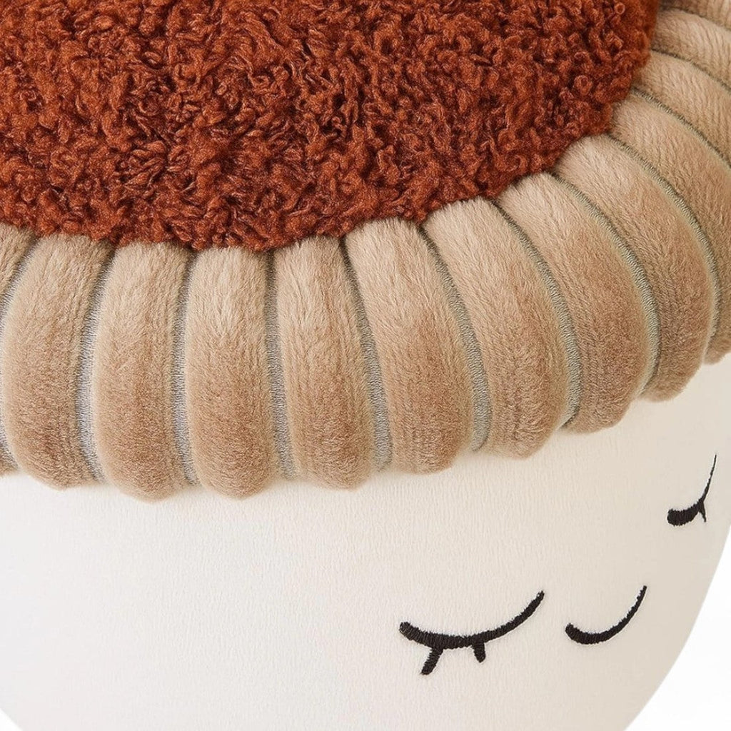 Kawaii knuffel bloemen in terracotta pot