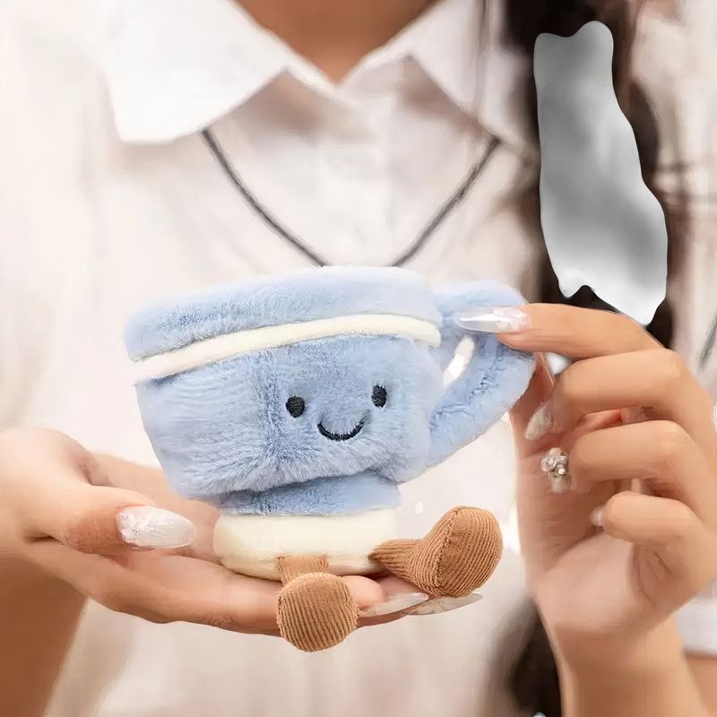 Kawaii knuffel tea time duo kopje en theepot
