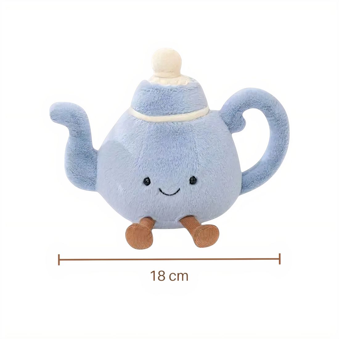 Kawaii knuffel tea time duo kopje en theepot