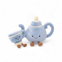 Kawaii knuffel tea time duo kopje en theepot