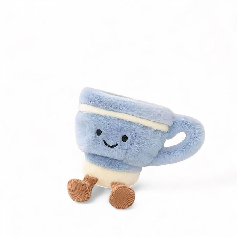 Kawaii knuffel tea time duo kopje en theepot