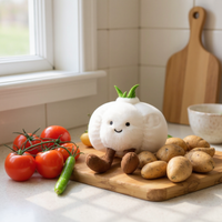 Kawaii groente knuffel zachte knoflook