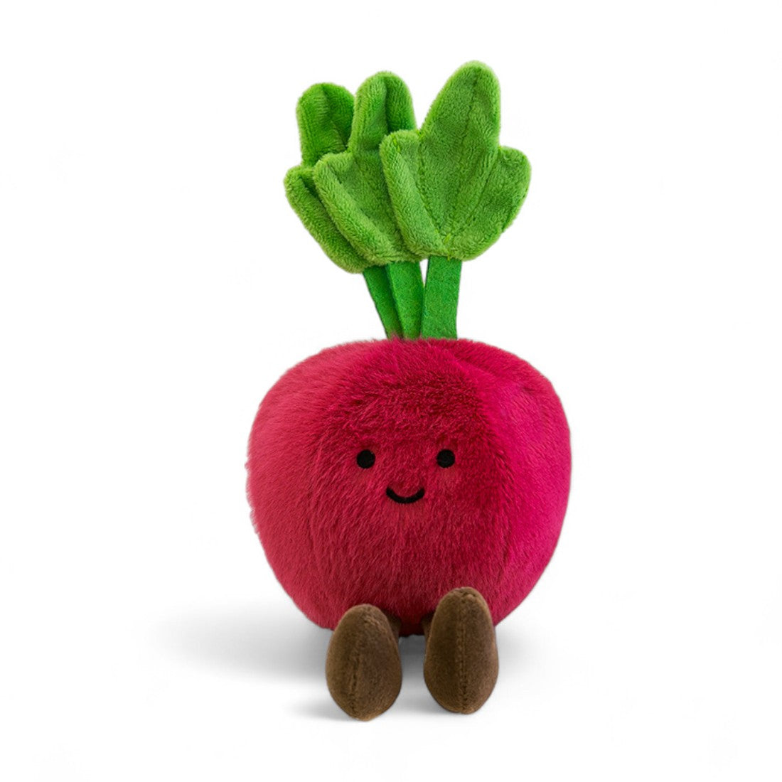 Kawaii groente knuffel bruisende rode biet