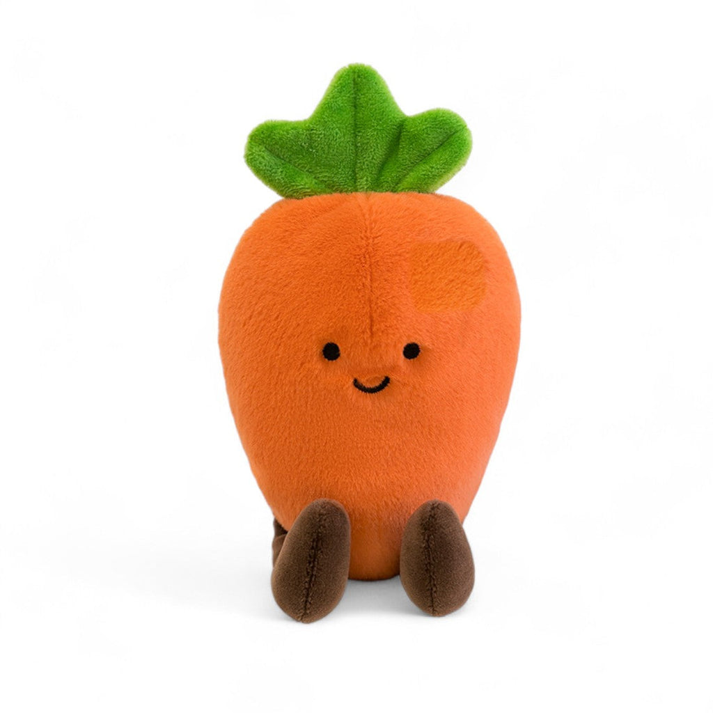 Kawaii groente knuffel vrolijke wortel