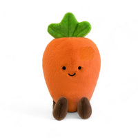 Kawaii groente knuffel vrolijke wortel