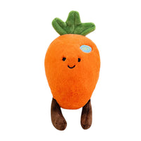 Kawaii groente knuffel vrolijke wortel