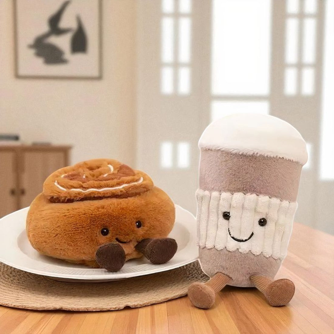 Kawaii tea time knuffel lekkere latte