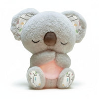 Ademende lichtgevende koala knuffel om baby te kalmeren