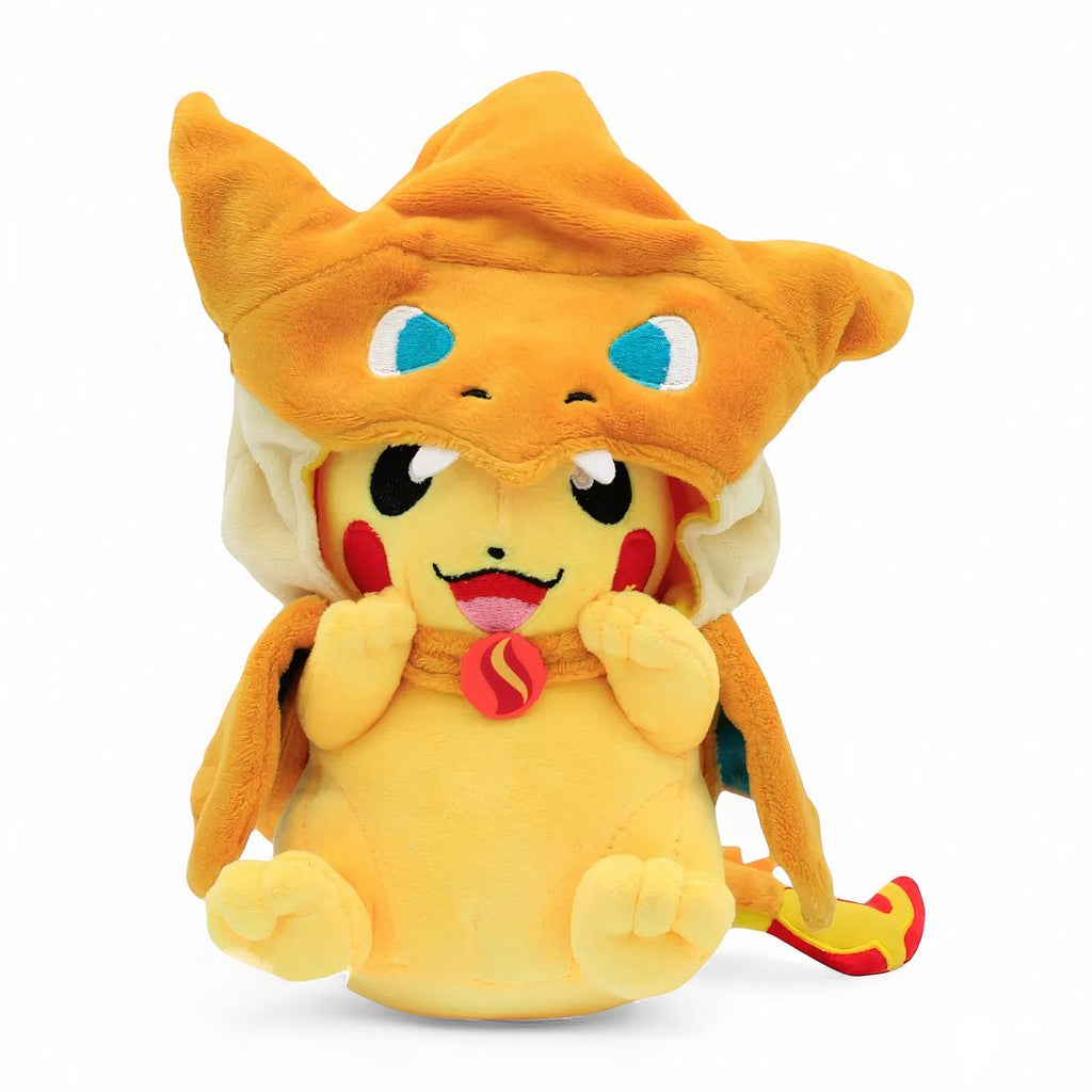 Pokémon knuffel - Pikachu verkleed als Charizard