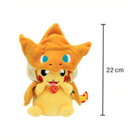 Pokémon knuffel - Pikachu verkleed als Charizard