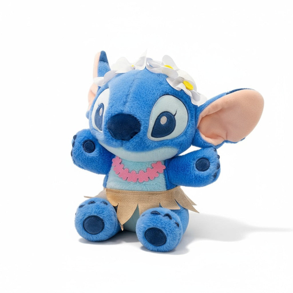 Stitch knuffel in Hawaii look