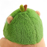 Capybara knuffel met drankje en grappige muts