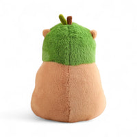Capybara knuffel met drankje en grappige muts