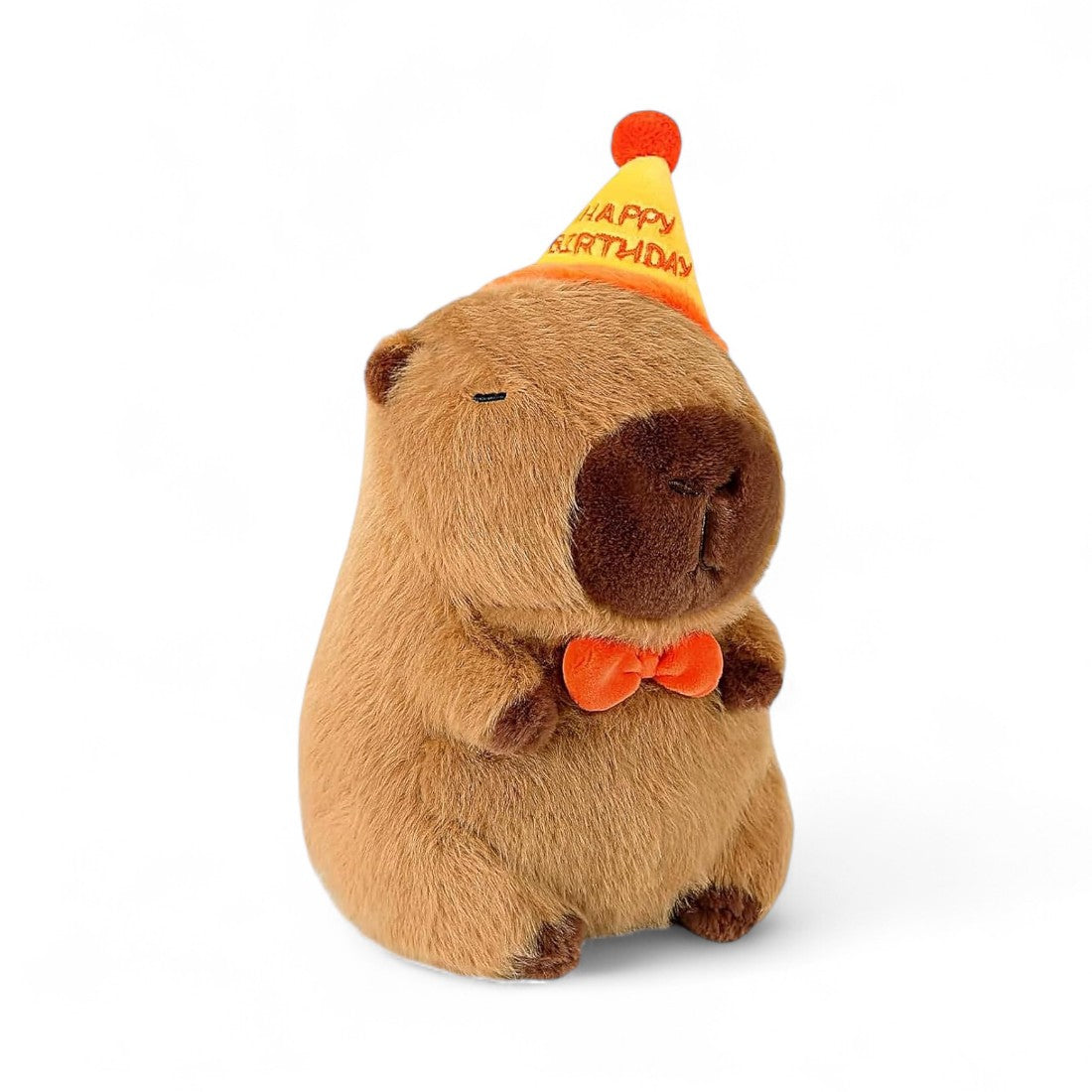 Capybara knuffel met feesthoedje