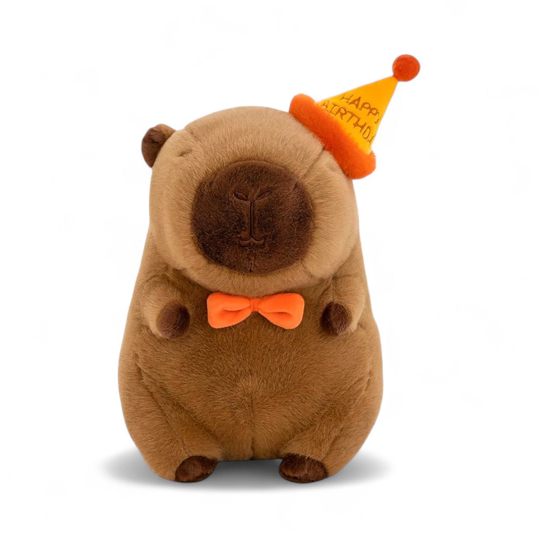 Capybara knuffel met feesthoedje