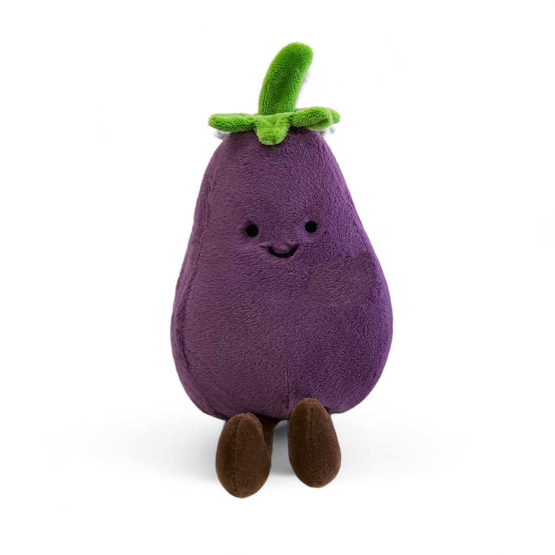 Kawaii groente knuffel ondeugende aubergine