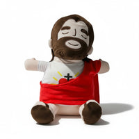 Ademende Jezus knuffel nachtlampje met warm licht