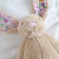 Konijn knuffel met Liberty print