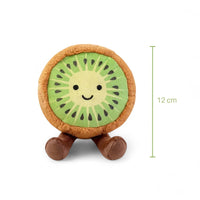Kawaii fruit knuffel blije kiwi