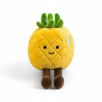 Kawaii fruit knuffel bruisende ananas