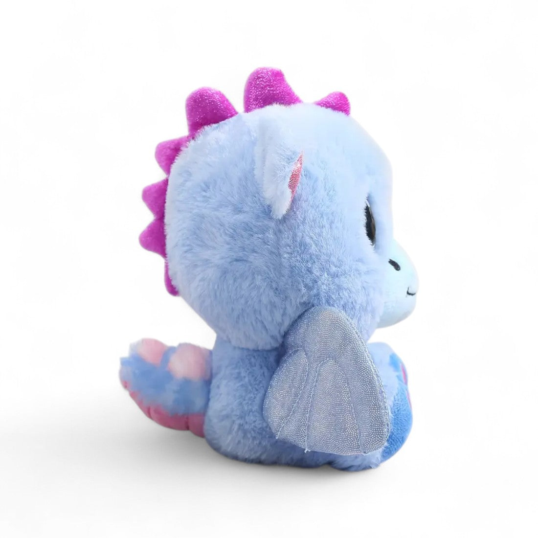 Schattige kawaii blauwe draak knuffel
