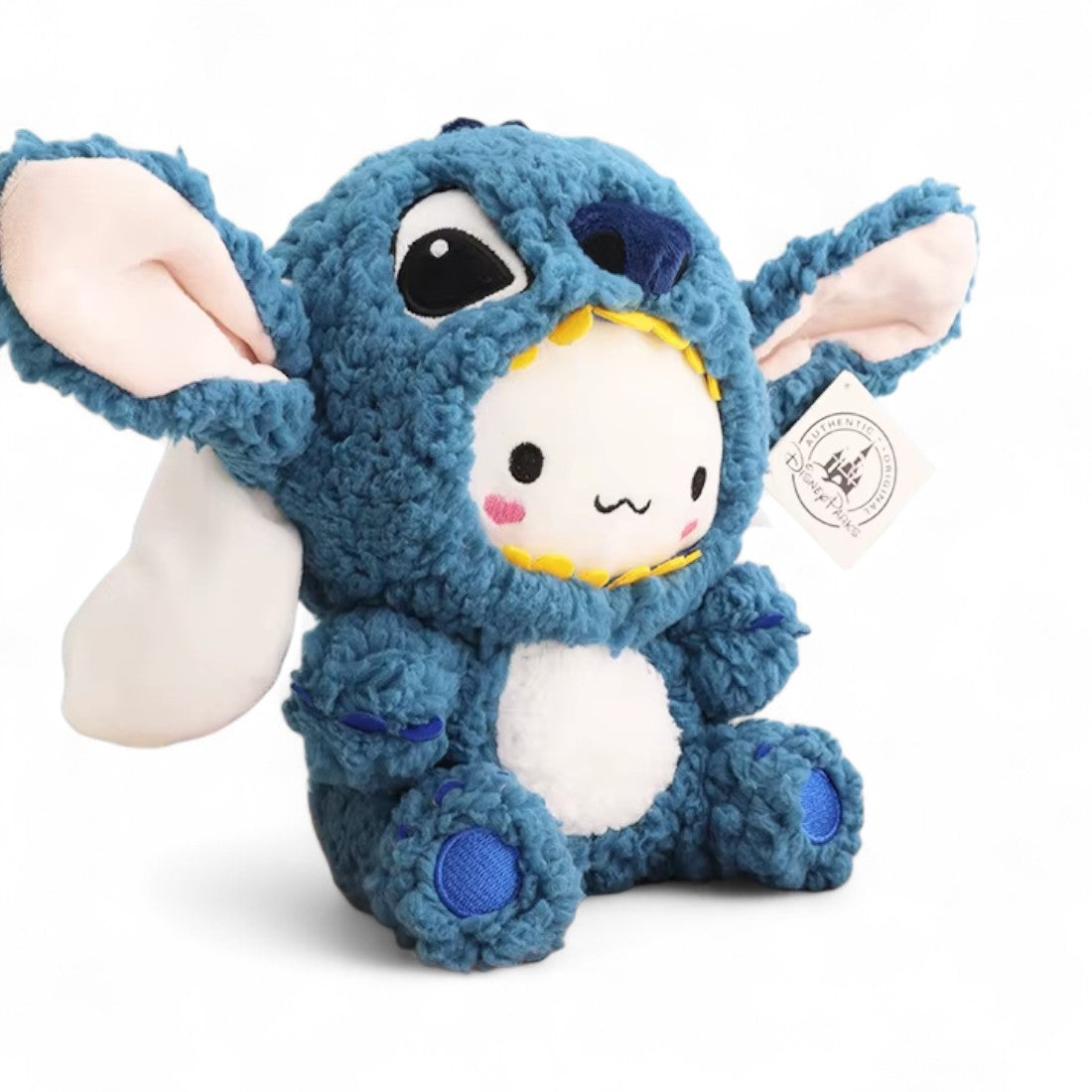 Cinnamoroll knuffel verkleed als Stitch