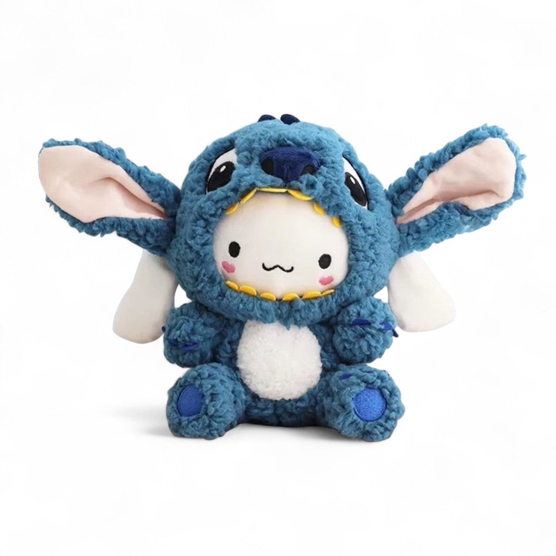Cinnamoroll knuffel verkleed als Stitch