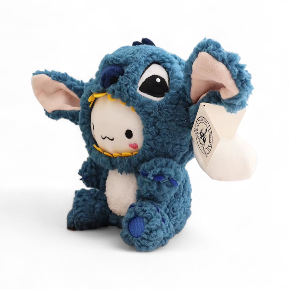 Cinnamoroll knuffel verkleed als Stitch