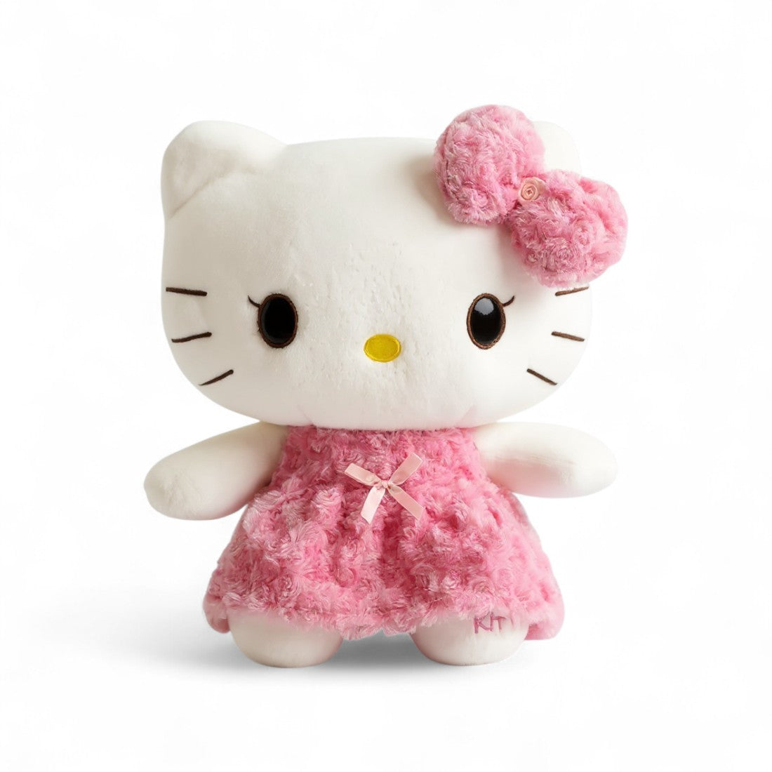 Hello Kitty en My Melody knuffel in roze outfit