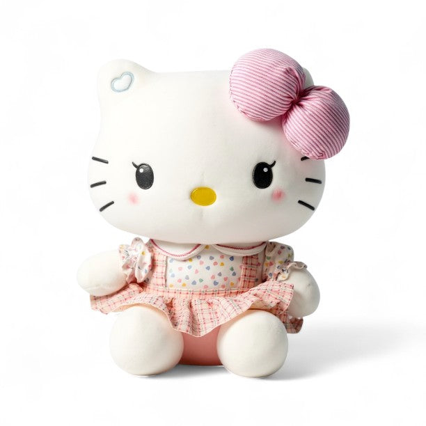 Lieve en stijlvolle Hello Kitty knuffel in pastelroze