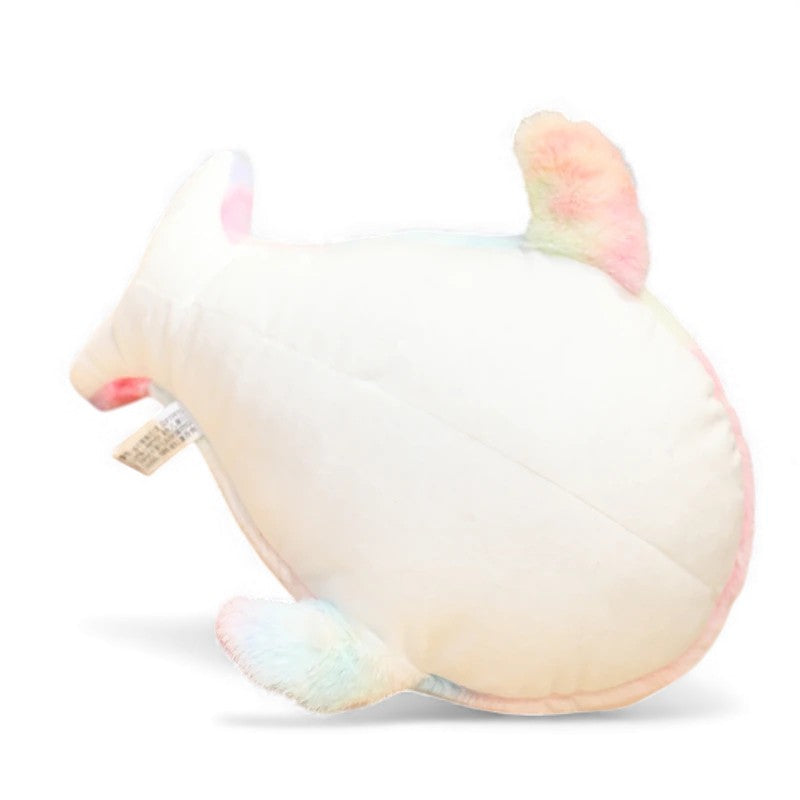 Sprookjesachtige pastel narwal knuffel