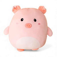 Schattige ronde varken knuffel