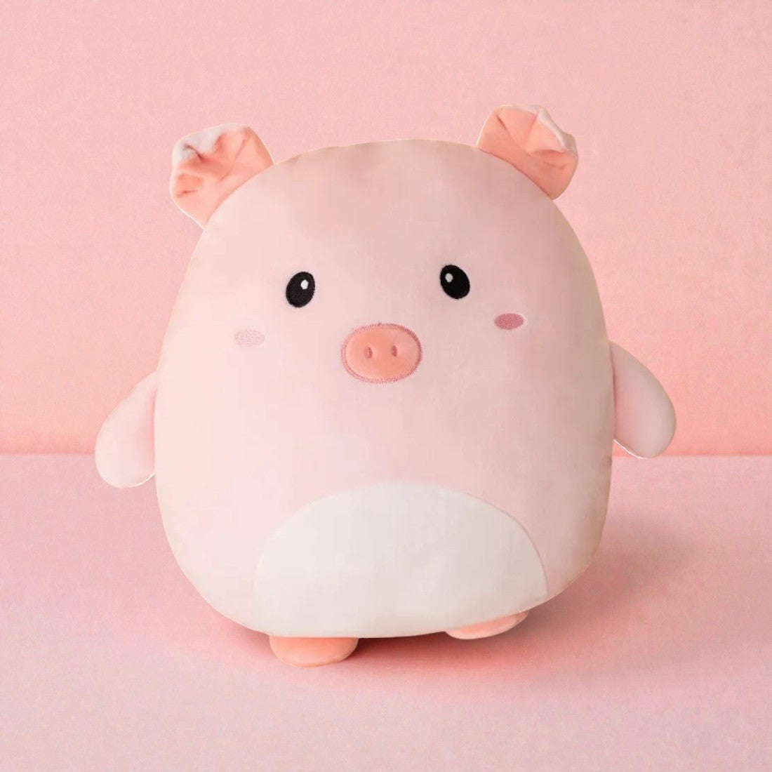 Schattige ronde varken knuffel