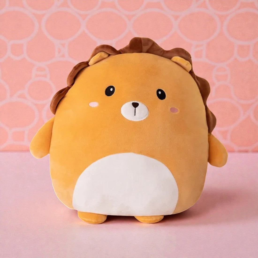 Superzachte ronde leeuw knuffel
