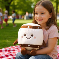 Vrolijke kawaii instrument knuffel trommel
