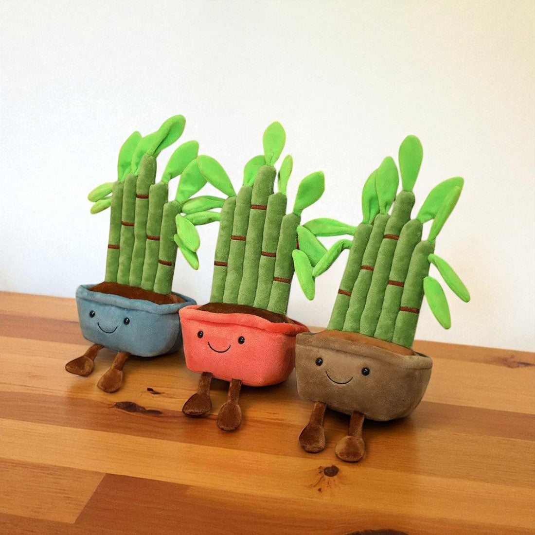 Kawaii plant knuffel zachte zen bamboe