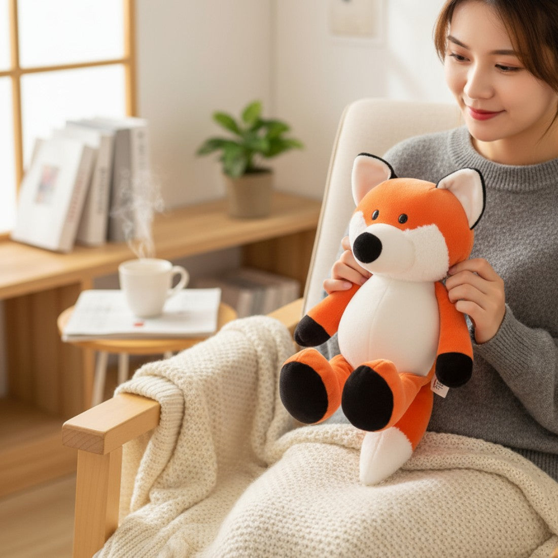 Schattige vos knuffel
