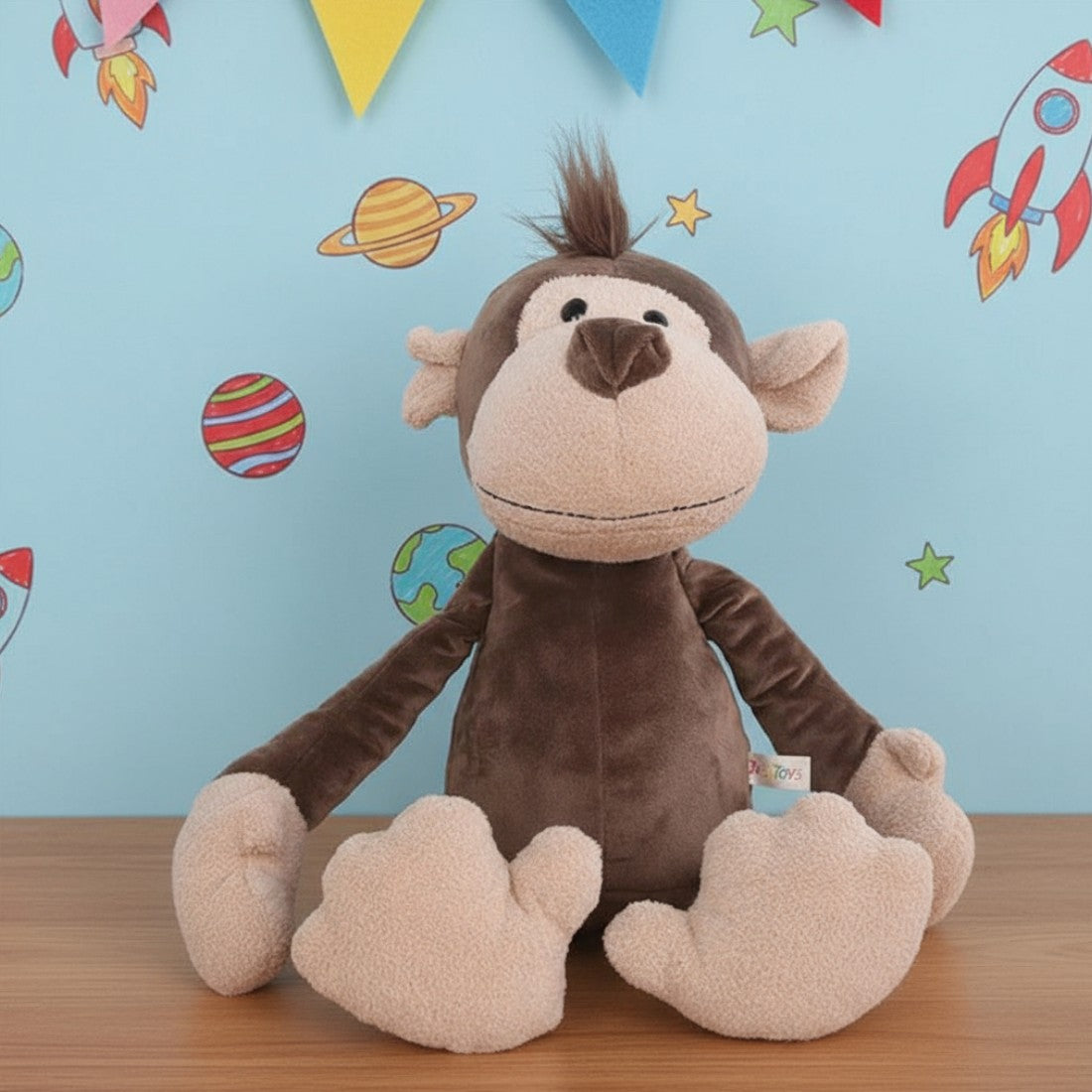 Ondeugende aap knuffel