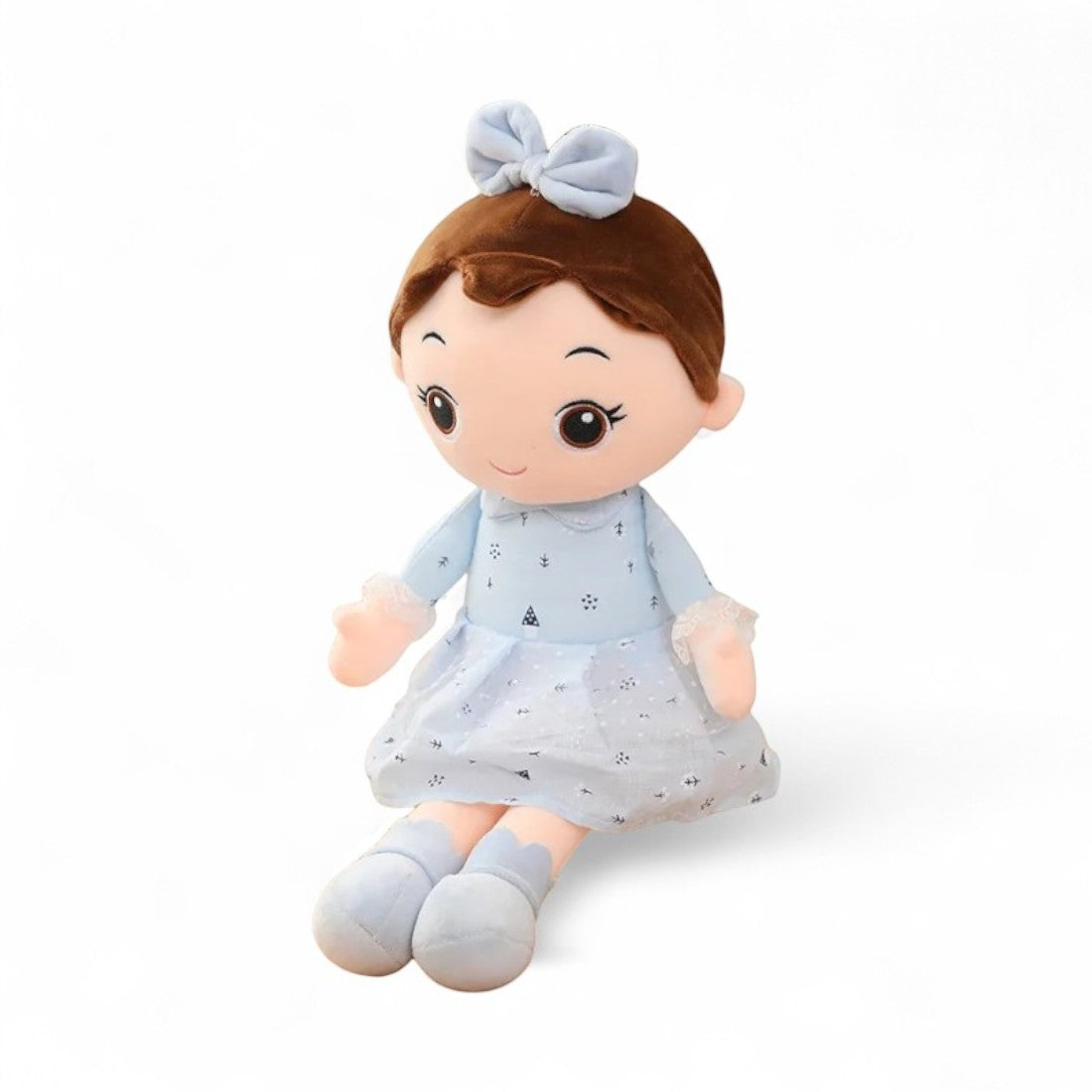 Meisje pop knuffel in jurk