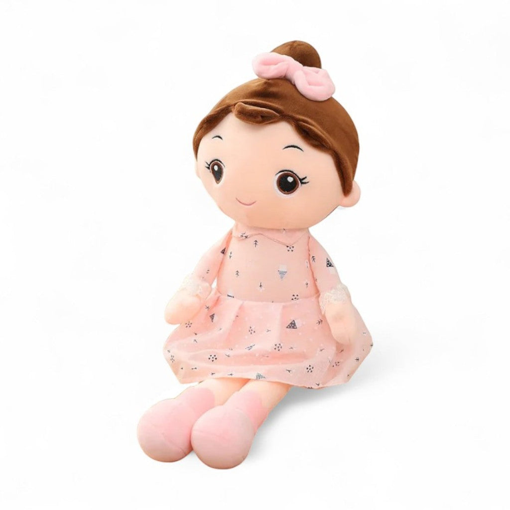 Meisje pop knuffel in jurk
