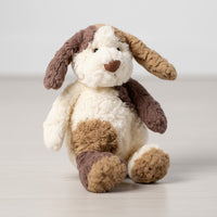 Zachte en donzige hond knuffel
