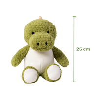 Lieve groene dinosaurus knuffel