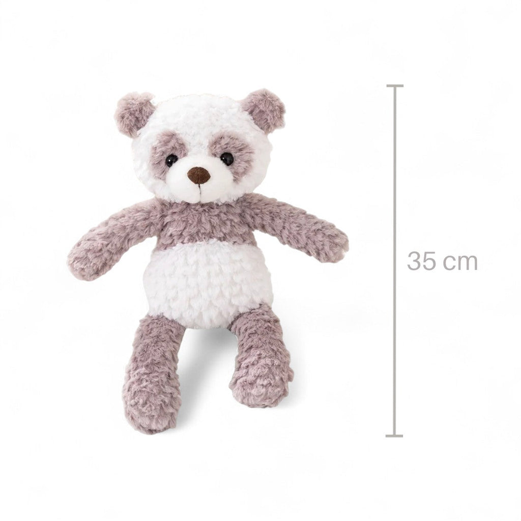 Superzachte grijze panda knuffel