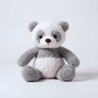 Superzachte grijze panda knuffel