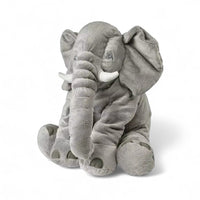 Zachte grijze olifant knuffel 40 cm