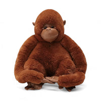 Mensaap knuffel: orang-oetan en gorilla