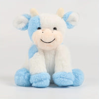 Mooie zachte kleurrijke koe knuffel
